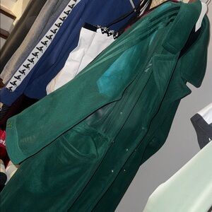 IVY PARK green perforated coat